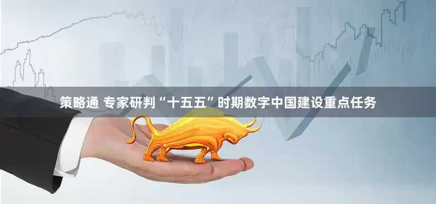 策略通 专家研判“十五五”时期数字中国建设重点任务