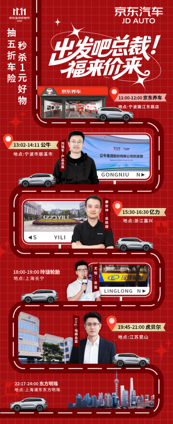 实倍网 从工厂到用户，京东11.11车品“溯源直播”让好货好价一步到位